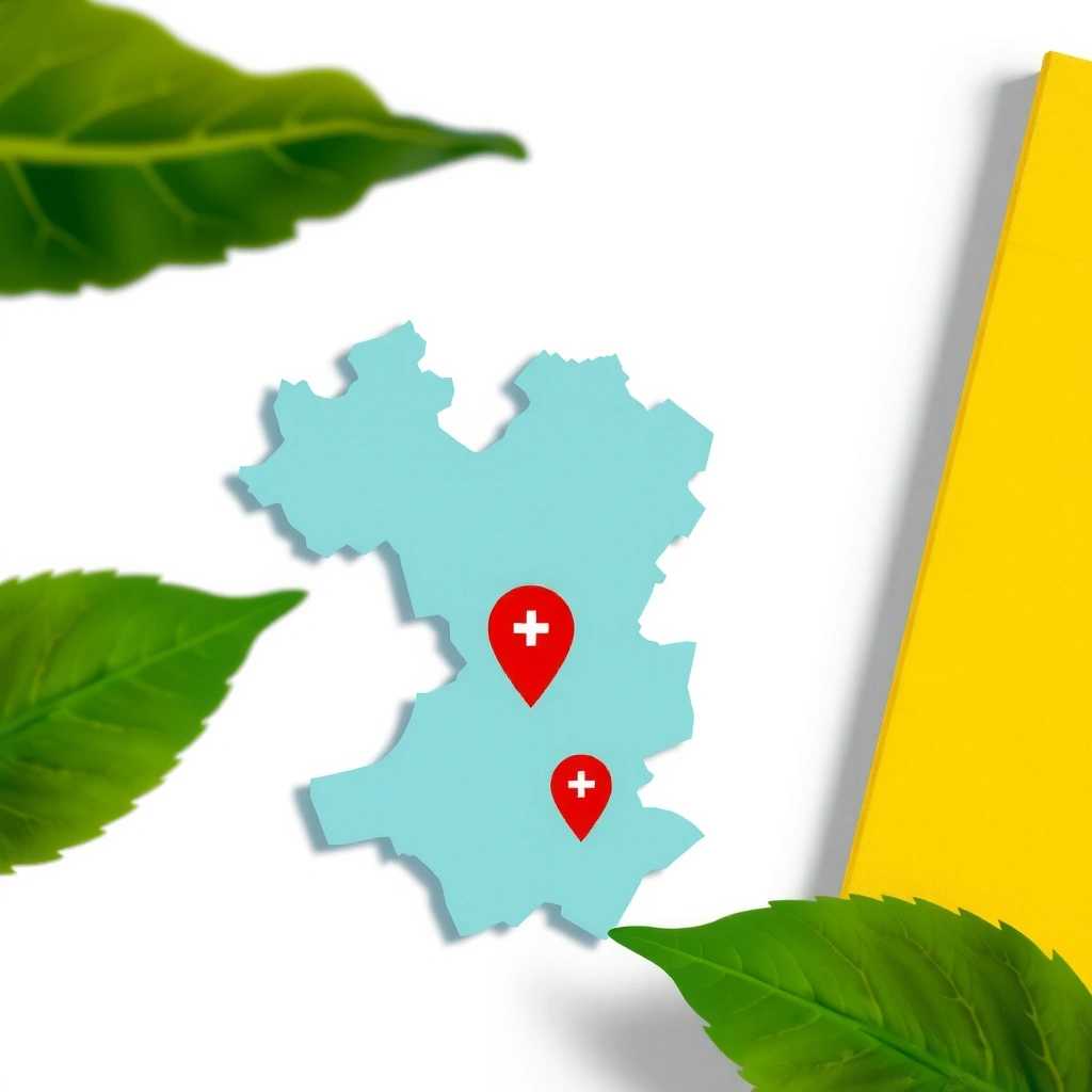 Stilisierte Karte des Standorts in Berlin-Mitte